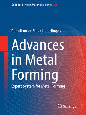 cover image of Advances in Metal Forming